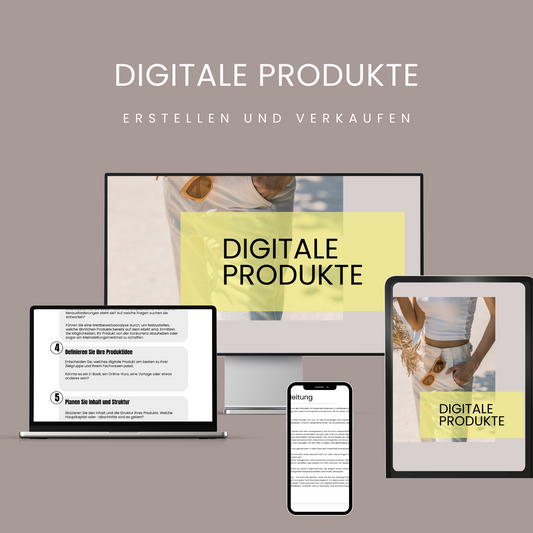 Digitale Produkte - erstellen und verkaufen